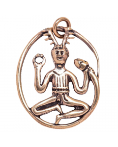 14.95 Bronzeanhänger Cernunnos Keltischer Gott Schmuck - Pferd - 45x35mm 900-ACB504 Keltische Anhänger