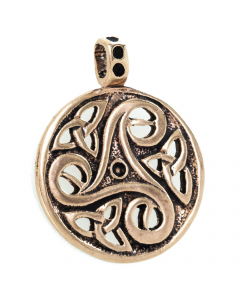 13.95 Anhänger Keltische Triskele Bronze Schmuck - Triskel - 40x31mm 900-ACB514 Triskel Anhänger