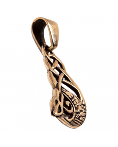 10.95 Anhänger Keltischer Schutzdrache Bronze Schmuck - Pferd - 31x13mm 900-ACB519 Keltische Anhänger