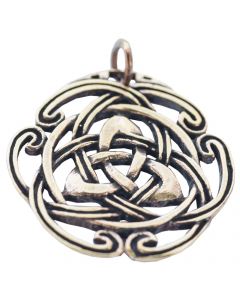 17.95 Taliesin massiv Bronze Schmuck Anhänger 36x37mm 900-ACB62 Halbedelmetall