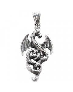 26.95 Drache Schmuck Anhänger 925er Silber - Drachen - 30x14mm 900-AD31-Drache SIGO2023