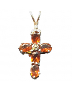 18.95 Kreuz Schmuck Anhänger 925er Silber - Kreuze - 30x16mm 900-AK10