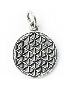 17.95 Blume des Lebens Anhänger 925 Silber Flower of Life klein Blume des Le 900-AM159-Blume Blume des Lebens Anhänger