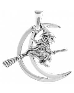 23.95 Anhänger Die kleine Hexe Silber Schmuck 925er Silber - Hexen - 31x27mm 900-AM28