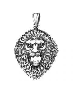 32.95 Löwenkopf Löwe Lion Schmuck Anhänger Silber Sonstige Tiere 36x24mm (mi 900-AM33-Loewe SIGO2023