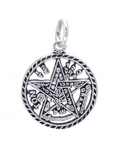 14.95 Tetragrammaton Schmuck Anhänger 925er Silber Durchmesser 18mm 900-AM43 SIGO2023