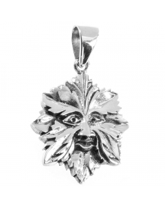 27.95 Anhänger Green Man Schmuck 925er Silber - Kelten - 34x23mm 900-AM6-Green-Man SIGO2023