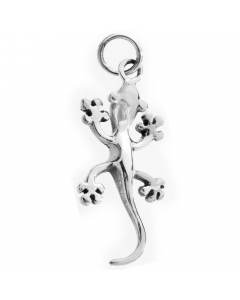 17.95 Echse Schmuck Anhänger 925er Silber - Sonstige Tiere - 16x37mm 900-AM95 SIGO2023