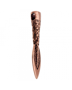 10.95 Lanze Schmuck Anhänger Bronze 41x7mm 900-AMB110-Lanze Halbedelmetall
