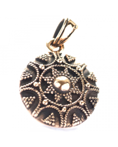 15.95 Bronzeanhänger Goldene Sonne Schmuck sehr edel - Sonne - 35x24mm 900-AMB512 SIGO2023