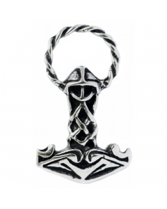 39.95 Thors Hammer Schmuck Anhänger Silber Thorhammer 33x20mm (mit Ring) 900-AT19-Thorhammer Thors Hammer Anhänger Silber