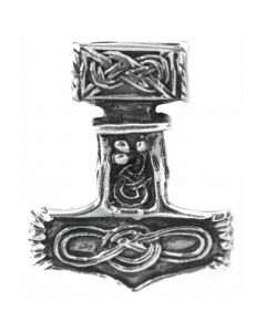 39.95 Thors Hammer Schmuck Anhänger 925er Silber - Thorhammer - 25x20mm 900-AT32-Thorhammer Thors Hammer Anhänger Silber