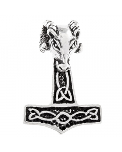 42.95 Widderhammer Schmuck Anhänger 925er Silber - Thorhammer - 33x23mm 900-AT35 Thors Hammer Anhänger Silber