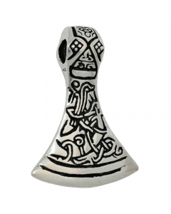 67.95 Axt keltisches Muster Schmuck Anhänger 925er Silber - Axt - 32x44mm 900-AT8 Keltische Anhänger aus Silber