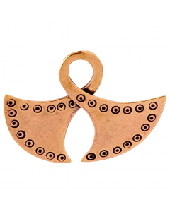 13.95 Axt-Blätter Bronze Anhänger Schmuck 44x35mm 900-AVB504-Axt Halbedelmetall