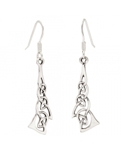 23.95 Ohrhänger, Ohrringe Drei Keltische Knoten Schmuck 925er Silber 900-OH99 Ohrschmuck
