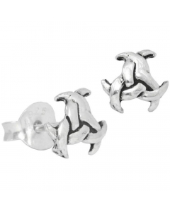 9.95 Silberohrstecker Nuada Keltische Triskele Schmuck 900-OST45 Ohrschmuck