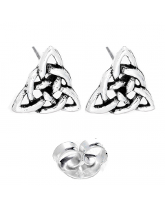 9.95 Keltische Knoten Ohrstecker 925er Silber Schmuck 900-OST49 Ohrschmuck