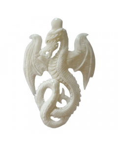 20.95 Knochen Drachen Anhänger Schmuck - Drachen - 49x38mm 900-WIP1-Drache