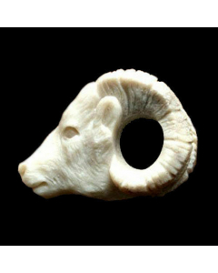 19.95 Knochenanhänger Widderkopf Anhänger Schmuck - Sonstige Tiere - 10x22mm 900-WIP49-Widderkopf Halbedelmetall
