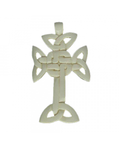 17.95 Rinderknochen Arankreuz Anhänger Schmuck - Kreuze - 48x28mm 900-WIP61-Arankreuz Halbedelmetall