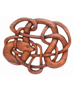 44.9 Wandbild Wandschmuck Keltischer Drache celtic dragon Hüter Schutz Wand Deko 900-WS259 Wandschmuck