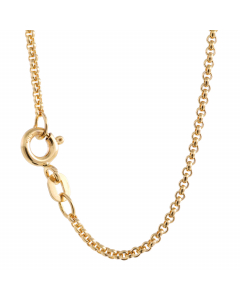 1,5 mm 585 - 14 Karat Gold Halskette Erbskette massiv Gold hochwertige Goldkette  - Länge nach Wahl