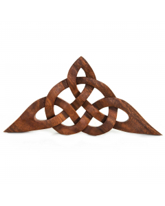 46.9 Keltischer Knoten 35 cm Holz-Wandbild handgemacht handmade celtic Kelten Holz 900-WS74 SIGO2023