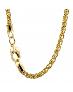 337.95 Goldkette Zopfkette Länge 18,5cm - Breite 2,5mm - 333-8 Karat Gold 907.P003.28006.24.18.5.BIL-EAG2 Goldketten