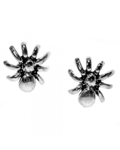 10.95 Ohrstecker 8 mm Kleine Spinnen 925er Silber Punk 900-OST29 Ohrschmuck