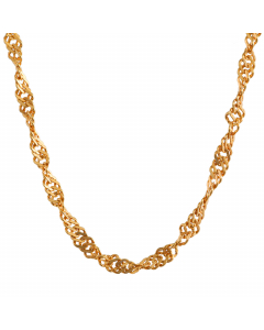 105.95 Goldkette Singapurkette Länge 38cm - Breite 1,4mm - 333-8 Karat Gold 907.P003.4924.1.38.0.EAGK Damenketten 333 - 8 Karat Gold