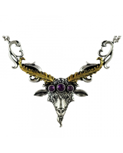 24.95 Bacchanalia Schmuck Anhänger Magische Tiere Hexen Magier Ziege 5x 5,8 909-WF09 Halbedelmetall