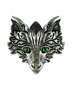 24.95 Green Fox Schmuck Anhänger Magische Tiere Hexen Magier Fuchs 4 x 4,2 c 909-WF10 Halbedelmetall