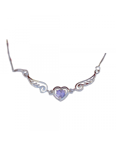 30.95 Wunderschöne Halskette mit Zirkonia Crystal mit Kette 925 Silber 970-YDZT-0050 SIGO2023