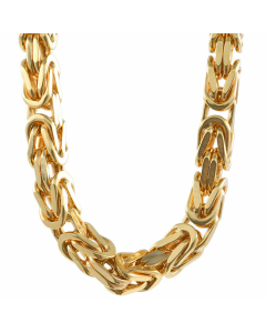 9427.95 Königskette Halskette 585 14 Karat Gold Breite 4,0 mm Kettenlänge 60 cm 907-KG-585-43-60 Königsketten aus Gold und Silber