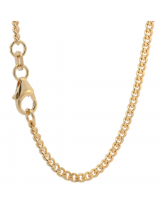 713.95 Goldkette Panzerkette Halskette Breite 2,0 mm massiv 585-14 Karat Gold Vaterartikel 998.121.00007.1.SET-hoplo Goldketten