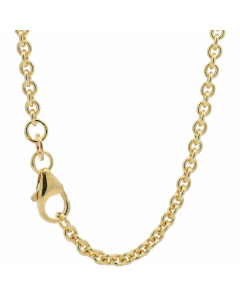 452.95 Goldkette Ankerkette rund Halskette Breite 2,4 mm - 333 - 8 Karat Gold 907.P003.0160-SET-hoplo Goldketten