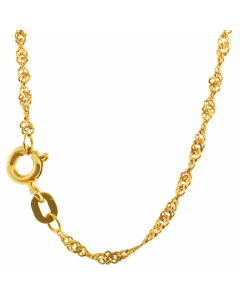 105.95 Singapurkette Halskette Breite 1,4 mm - 333 - 8 Karat Gold Auswahl 907.P003.4924-SET-hoplo Goldketten