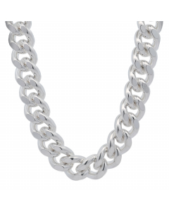 643.95 12,4 mm Silberkette Panzerkette massiv 925 Sterlingsilber hochwertige Halskette - Länge nach Wahl 906-P-124-SET5 Alle Halsketten aus Silber