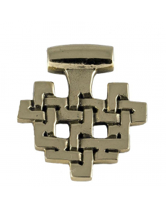 12.95 Wikinger Anhänger Haithabu Bronze Knotenmuster Kreuz 2,8 cm 949-VP14B Wikinger Anhänger aus Silber