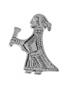 31.95 Schwedische Walküren-Anhänger in 925er Silber Figur Krieger 3,6 cm 949-VP21 SIGO2023