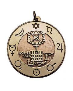 14.95 Universal Amulett Messing Kupfer Talisman 30mm 922-WOM146M SIGO2023