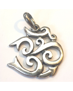 19.95 Aum/Om Amulett 925er Silber Talisman: 22 mm 922-WOM126-Silber SIGO2023