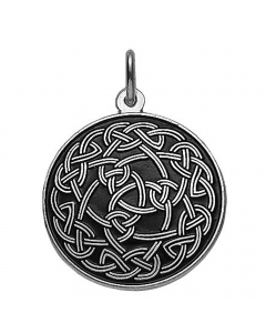 48.95 Keltischer Knoten Schmuck Anhänger 925er Silber 25mm 922-WOM187Si Keltische Anhänger