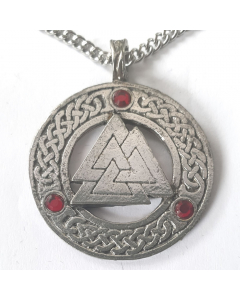 29.95 Valknutr groß Amulett Odin 925er Silber Talisman: 37 mm 910-BIF170 SIGO2023