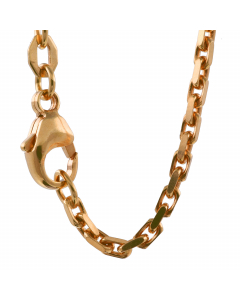 2753.95 Ankerkette diamantiert Breite 2,5 mm - 750-18 Karat Gold 998.113.00001.3.SET Goldketten