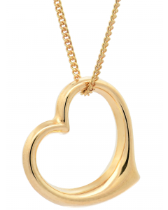 150.95 Gold Anhänger Swingheart Herz 17 * 17 mm mit Kette 333 - 8 Karat Gold 904-AN15772-SET Herz Anhänger