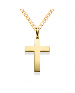 3086.95 Anhänger Kreuz 585 Gold mit Goldkette 5,0 mm 585-14 Karat Gold 998.626.00319.1-SET Goldketten