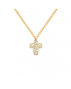888.95 Anhänger Kreuz 585 14 Karat Gold mit massiver Goldkette 2,6 mm 585-14 998.626.00193.1-SET-26 Goldketten
