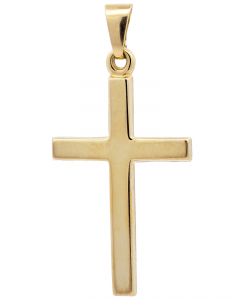 176.95 Kettenanhänger Gold Anhänger Kreuz massiv 585 - 14 Karat Gold 904-AN84311 Kreuz Anhänger aus Gold